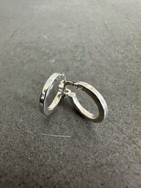Classic Minimal Sterling Silver Hoop Earrings